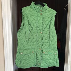 Barbour Green Quilted Women's Vest